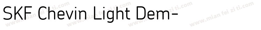 SKF Chevin Light Dem字体转换